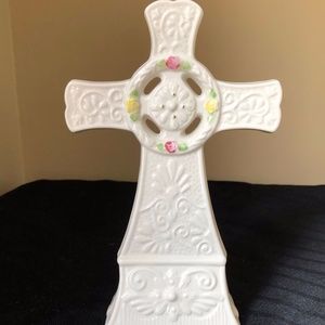 Belleek Ivory Cross